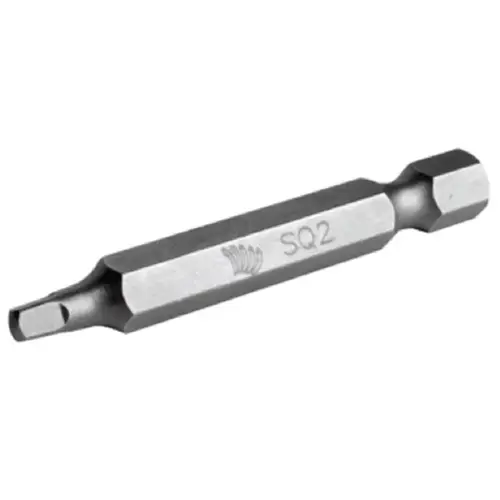 #2 x 2" Square Drive Power Bit (5/Box) #2 x 2" Square Drive Power Bit (5/Box)