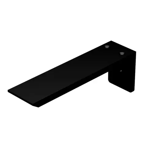 8" X 2.5" X 3.5" Patriot L Bracket Countertop Support, Black Finish 8" X 2.5" X 3.5" Patriot L Bracket Countertop Support, Black Finish