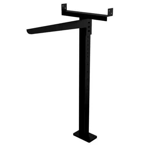21" x 6" x 34" Heavy-Duty Adjustable Flaoting Shelf Bracket, Gusset Arm, Black Finish 21" x 6" x 34" Heavy-Duty Adjustable Flaoting Shelf Bracket, Gusset Arm, Black Finish