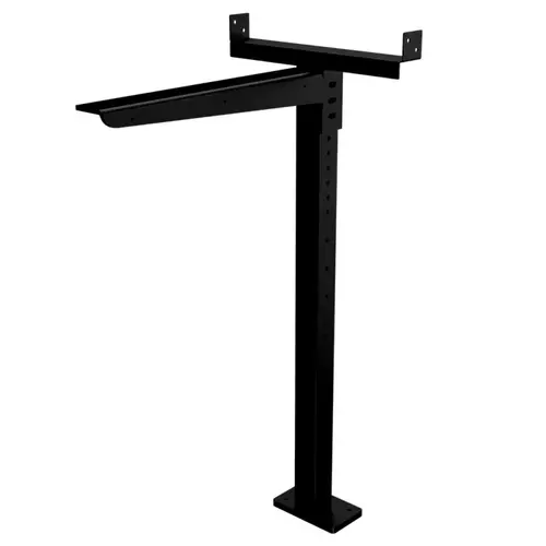 21" x 6" x 34" Heavy-Duty Adjustable Flaoting Shelf Bracket, Versatile Brace, Black Finish 21" x 6" x 34" Heavy-Duty Adjustable Flaoting Shelf Bracket, Versatile Brace, Black Finish