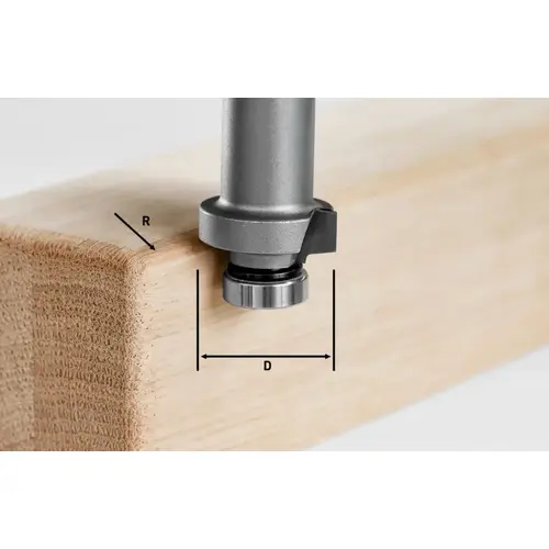 Roundover Bit, Single Flute 1/32" Radius Roundover Bit, Single Flute 1/32" Radius