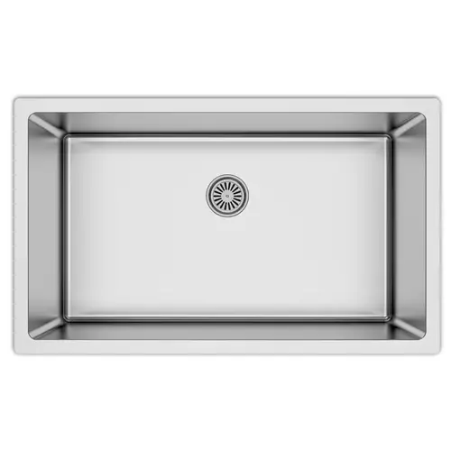 Select 32"W Stainless Steel Undermount Kitchen Sink Single Bowl, 16 Gauge, 20 Per Pack Select 32"W Stainless Steel Undermount Kitchen Sink Single Bowl, 16 Gauge, 20 Per Pack