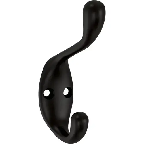 Franklin Brass Heavy Duty Coat & Hat Hook, Matte Black, 10/Pack Franklin Brass Heavy Duty Coat & Hat Hook, Matte Black, 10/Pack