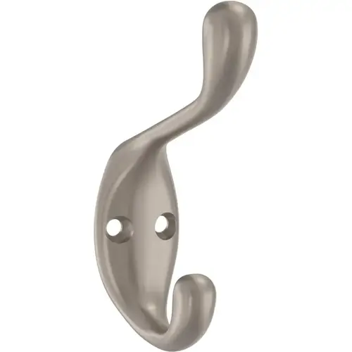 Franklin Brass Heavy Duty Coat & Hat Hook, Nickel, 10/Pack Franklin Brass Heavy Duty Coat & Hat Hook, Nickel, 10/Pack