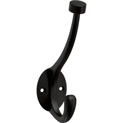 Franklin Brass Pilltop Hook Coat and Hat Hook, Matte Black, 5/Pack Franklin Brass Pilltop Hook Coat and Hat Hook, Matte Black, 5/Pack