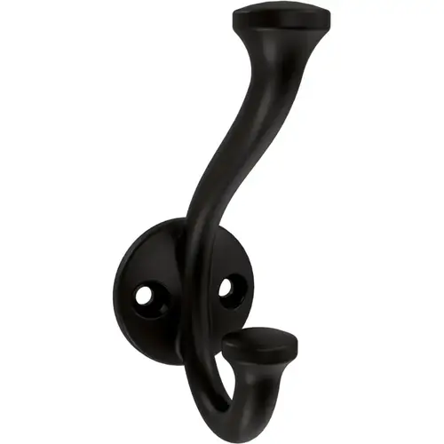 Franklin Brass Casual Farmhouse Coat and Hat Hook, Matte Black, 5/Pack Franklin Brass Casual Farmhouse Coat and Hat Hook, Matte Black, 5/Pack