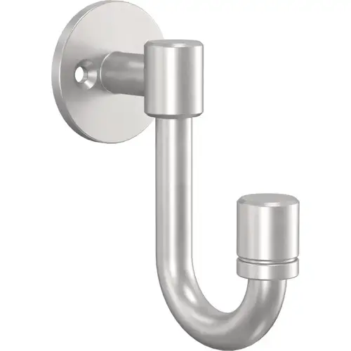 Franklin Brass Bar Single Prong J Hook, 3-5/8" (91mm), Matte Nickel, 4/Pack Franklin Brass Bar Single Prong J Hook, 3-5/8" (91mm), Matte Nickel, 4/Pack