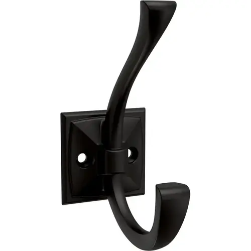 Franklin Brass Ruavista Coat and Hat Hook, Matte Black, 5/Pack Franklin Brass Ruavista Coat and Hat Hook, Matte Black, 5/Pack