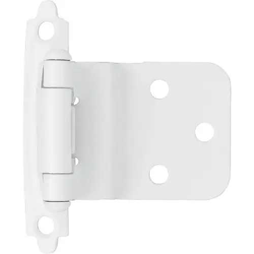 Liberty Self-Closing Inset Hinge, 3/8", White, 2/Pack Liberty Self-Closing Inset Hinge, 3/8", White, 2/Pack