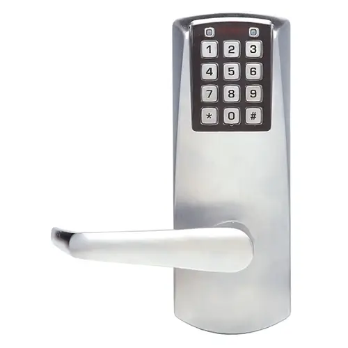 E-Plex 201U Series Electronic Pushbutton Exit Trim Satin Chrome E-Plex 201U Series Electronic Pushbutton Exit Trim Satin Chrome