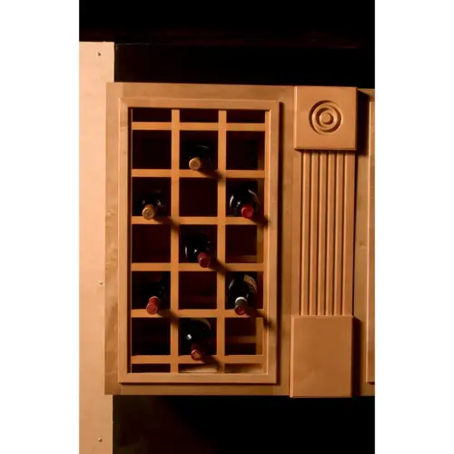 Omega National Maple Wine Bottle Storage 17"W x 36"H, 21 Openings Unfinished Omega National Maple Wine Bottle Storage 17"W x 36"H, 21 Openings Unfinished