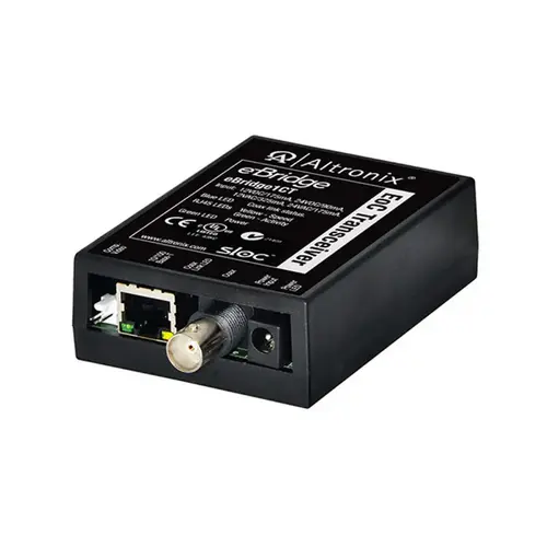IP over Coax Transceiver, Incorporates Security Link over Coax Technology, Distance: up to 100m IP over Coax Transceiver, Incorporates Security Link over Coax Technology, Distance: up to 100m
