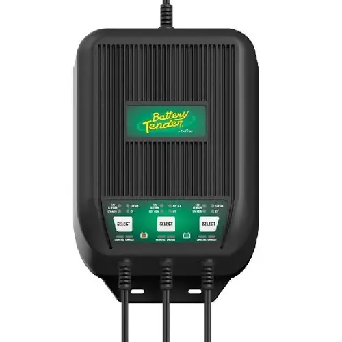 9 AMP, 12V Selectable - 3 Bank Marine Charger 9 AMP, 12V Selectable - 3 Bank Marine Charger