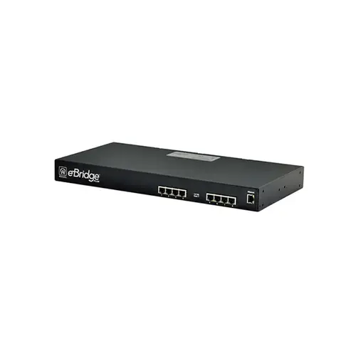 Eight (8) Port Managed IP and PoE over Coax Receiver Provides PoE / PoE+, 48VDC to 56VDC UL Listed power supply, Distance: up to 100m Eight (8) Port Managed IP and PoE over Coax Receiver Provides PoE / PoE+, 48VDC to 56VDC UL Listed power supply, Distance: up to 100m