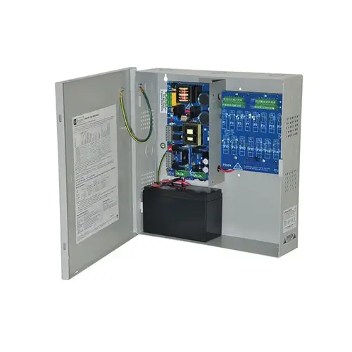 Power Supply/Charger, 120VAC, 60Hz, 3.5A Input, 16 Class 2 Power-Limited PTC Protected Outputs Rated at 2A Power Supply/Charger, 120VAC, 60Hz, 3.5A Input, 16 Class 2 Power-Limited PTC Protected Outputs Rated at 2A