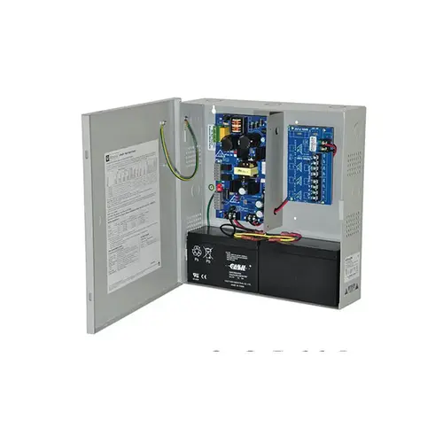 Power Supply/Charger, 120VAC, 60Hz, 3.5A Input, 4 Class 2 Power-Limited PTC Protected Outputs 12/24VDC at 2A Power Supply/Charger, 120VAC, 60Hz, 3.5A Input, 4 Class 2 Power-Limited PTC Protected Outputs 12/24VDC at 2A