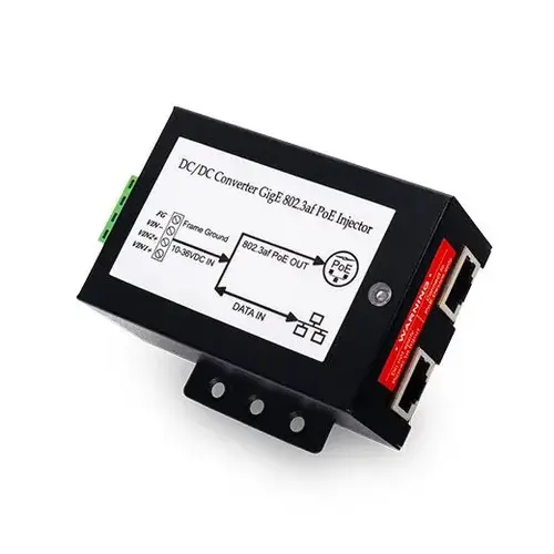 Power Over Ethernet Injector (PoE Injector) 12-24V DC 5Gb Power Over Ethernet Injector (PoE Injector) 12-24V DC 5Gb