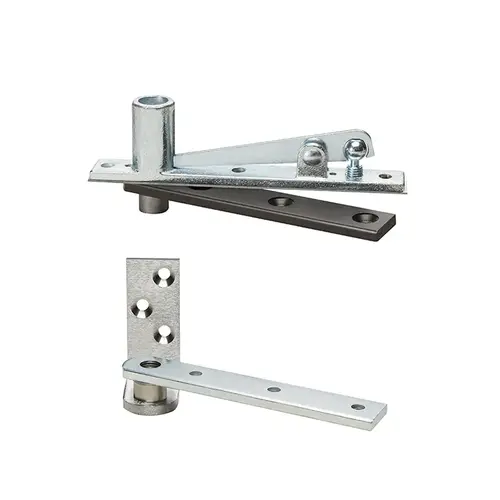 3/4" Jamb Mount Center Hung Pivot Set with 320 Top Pivot Satin Chrome Finish