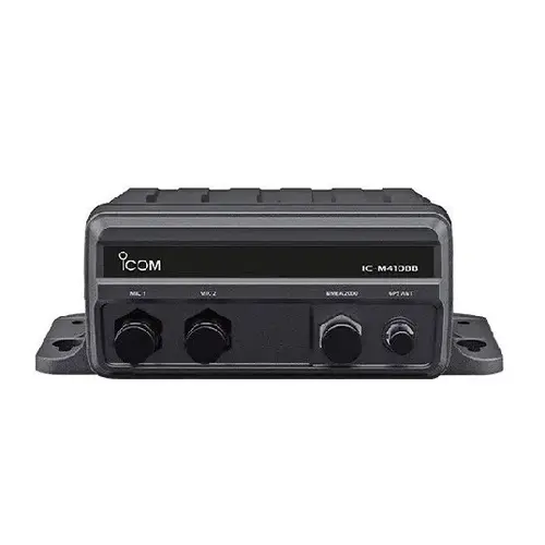 Black Box Marine VHF Fixed Mount w/WHITE HM-195GB & Two CommandMic Ports Black Box Marine VHF Fixed Mount w/WHITE HM-195GB & Two CommandMic Ports