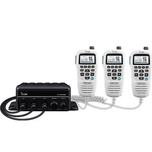 M510BB GW Black Box Marine VHF Fixed Mount w/AIS, WHITE HM-195GB, & Three CommandMic Ports M510BB GW Black Box Marine VHF Fixed Mount w/AIS, WHITE HM-195GB, & Three CommandMic Ports