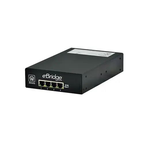 Four (4) port IP and PoE+ over Coax Receiver, Powered by Midspan or Endspan, Distance: up to 100m Four (4) port IP and PoE+ over Coax Receiver, Powered by Midspan or Endspan, Distance: up to 100m