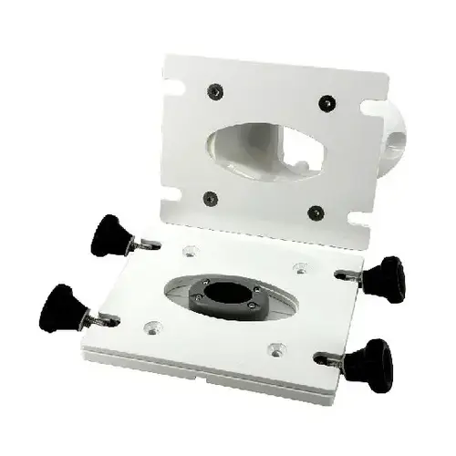 Removable Base for Pedestal Mounts with a 7" x 7" Base Plate - White Removable Base for Pedestal Mounts with a 7" x 7" Base Plate - White