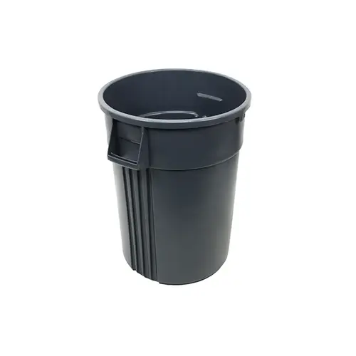 Impact Gator Plus Trash Can 44 GAL Gray Round 4 Count/Case Impact Gator Plus Trash Can 44 GAL Gray Round 4 Count/Case