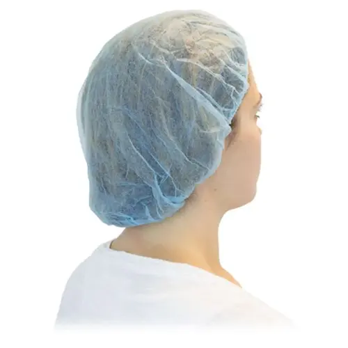 Bouffant Cap 24 IN Blue PP 100 Count/Bag 10 Bags/Case Bouffant Cap 24 IN Blue PP 100 Count/Bag 10 Bags/Case