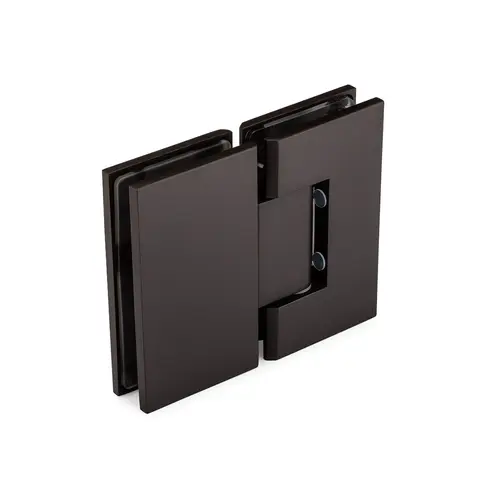 TAG81144.BRBA - Taiga Standard Duty 180 degree Glass-Glass Hinge - Oil Rubbed Bronze Medium TAG81144.BRBA - Taiga Standard Duty 180 degree Glass-Glass Hinge - Oil Rubbed Bronze Medium