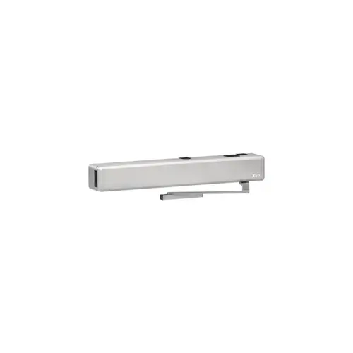 Senior Swing Left Hand Surface Mount Automatic Operator with Pull Side Track Arm for Single Door 36" Opening Width 628 Anodized Aluminum Finish Senior Swing Left Hand Surface Mount Automatic Operator with Pull Side Track Arm for Single Door 36" Opening Width 628 Anodized Aluminum Finish
