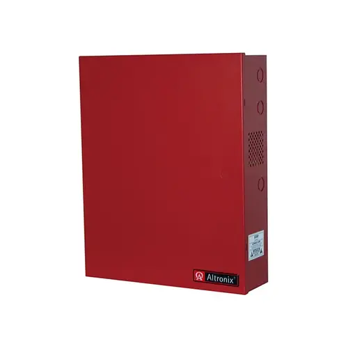 NAC Power Extender, Input 120VAC 60Hz at 4A, 24VDC at 6.5A Max Total Alarm Current, Red Enclosure NAC Power Extender, Input 120VAC 60Hz at 4A, 24VDC at 6.5A Max Total Alarm Current, Red Enclosure