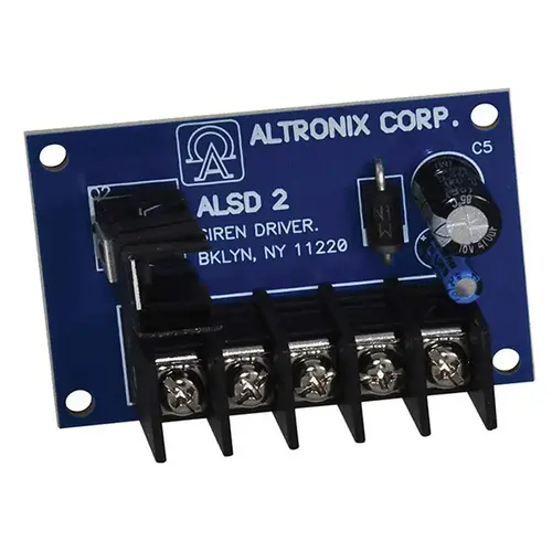 Siren Driver, 6VDC or 12VDC Operation, Two Channel Operation - Steady or Yelp Siren Driver, 6VDC or 12VDC Operation, Two Channel Operation - Steady or Yelp
