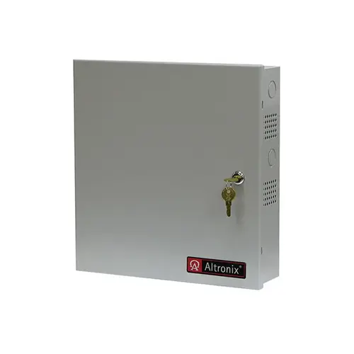 CCTV Power Supply, Input 115VAC 50/60Hz at 5.4A, 16 PTC Protected Outputs, 24VAC at 28A or 28VAC at 25A, Grey Enclosure CCTV Power Supply, Input 115VAC 50/60Hz at 5.4A, 16 PTC Protected Outputs, 24VAC at 28A or 28VAC at 25A, Grey Enclosure