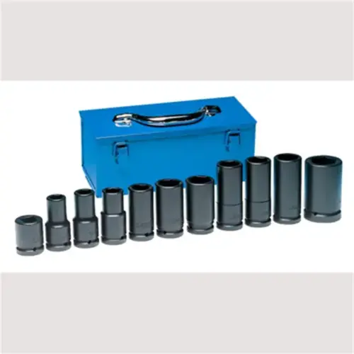 TRUCK WHEEL SOCKET SET 3/4" DR. 11 PC. TRUCK WHEEL SOCKET SET 3/4" DR. 11 PC.