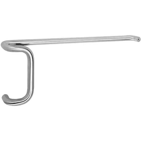 Door Pulls, Push and Pull Plates Satin Aluminum Clear Anodized