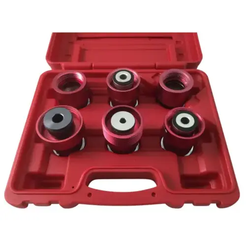 6 Piece Radiator Pressure Tester Adapter Kit - Euro 6 Piece Radiator Pressure Tester Adapter Kit - Euro