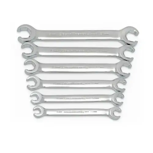 6 Piece Flare Nut Metric Wrench Set 6 Piece Flare Nut Metric Wrench Set
