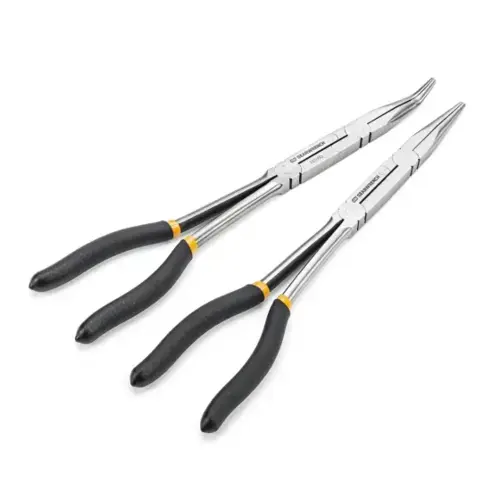 2 Piece Double-X Straight and 45 Degree Plier Set 2 Piece Double-X Straight and 45 Degree Plier Set