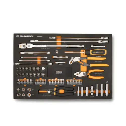 82 Piece 120XP Automotive Tool Set Inch Foam Storage Tray 82 Piece 120XP Automotive Tool Set Inch Foam Storage Tray