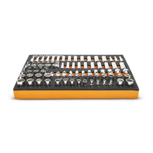89 Piece 1/4 Inch Drive Master Metric Socket Set Inch Foam Storage Tray 89 Piece 1/4 Inch Drive Master Metric Socket Set Inch Foam Storage Tray