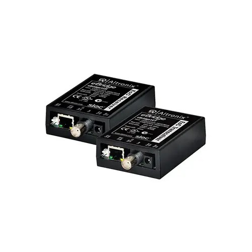 IP over Coax Solution eBridge1CR Receiver and eBridge1CT Transceiver Kit, Incorporates Security Link over Coax Technology, Distance: up to 100m IP over Coax Solution eBridge1CR Receiver and eBridge1CT Transceiver Kit, Incorporates Security Link over Coax Technology, Distance: up to 100m