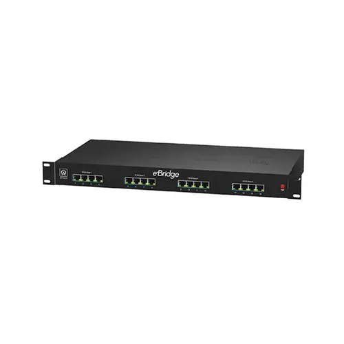 Sixteen (16) Port IP over Coax Receiver, Powered by 24 to 56VDC UL Listed Class 2 Power Supply or UL Listed 24VDC Class 2 Plug-in Transformer, Distance: up to 100m Sixteen (16) Port IP over Coax Receiver, Powered by 24 to 56VDC UL Listed Class 2 Power Supply or UL Listed 24VDC Class 2 Plug-in Transformer, Distance: up to 100m