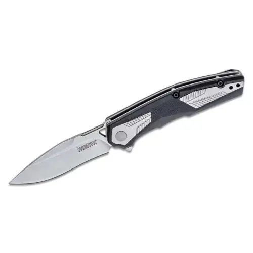 Cryo Assisted Open Frame Lock with Lockbar Stabilizer Drop Point Blade EDC Foldi Cryo Assisted Open Frame Lock with Lockbar Stabilizer Drop Point Blade EDC Foldi