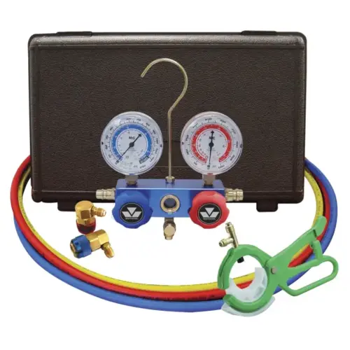 134a aluminum manifold gauge set /free 85530 134a aluminum manifold gauge set /free 85530