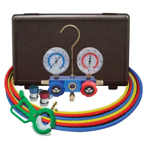 Dual 134a/R-12 aluminum gauge set/free 85530 Dual 134a/R-12 aluminum gauge set/free 85530