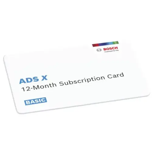 ADS 525X/625X 12 Month Subscription - Basic Plan ADS 525X/625X 12 Month Subscription - Basic Plan