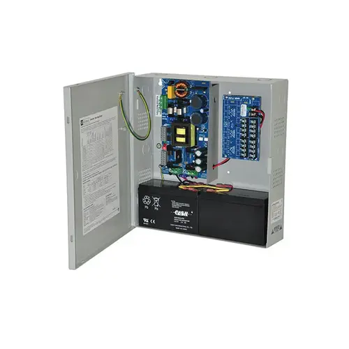 Power Supply/Charger, 120VAC, 60Hz, 4.5A Input, 8 PTC Class 2 Power-Limited PTC Protected Outputs at 24VDC/10A Power Supply/Charger, 120VAC, 60Hz, 4.5A Input, 8 PTC Class 2 Power-Limited PTC Protected Outputs at 24VDC/10A
