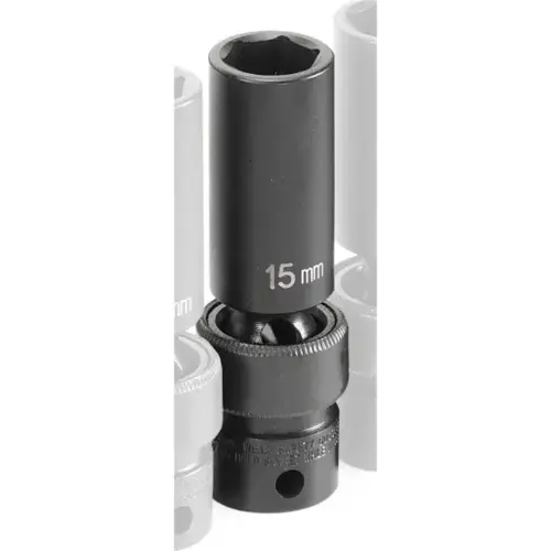 SOC 15MM 3/8D IMP UNIV 6PT DP SOC 15MM 3/8D IMP UNIV 6PT DP