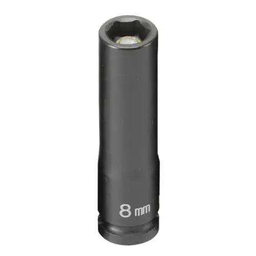 SOC 8MM 1/4D IMP MAG 6PT DP BLK SOC 8MM 1/4D IMP MAG 6PT DP BLK