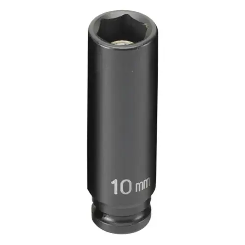 SOC 10MM 1/4D IMP MAG 6PT DP BLK SOC 10MM 1/4D IMP MAG 6PT DP BLK